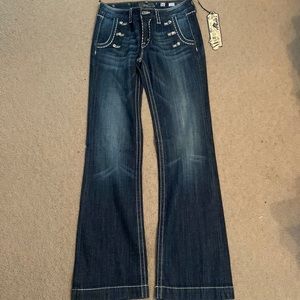 Miss Me JPS5148 wide leg jeans brand new with tags. 35” inseam